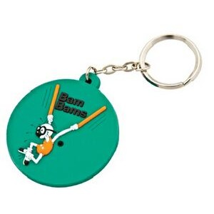 Soft PVC Key Tag 2D on 1 Side - Priority (up to 2.75" Diameter)