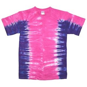 Pink/Purple Team Side Stripe Short Sleeve T-Shirt