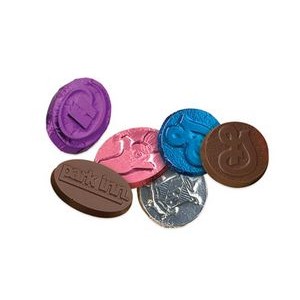 1.5" Round/Oval Custom Molded Chocolate