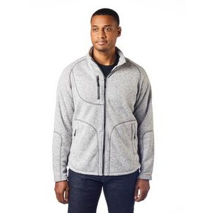 Men's Ashton Sweater-Knit Fleece Jacket