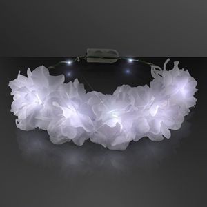 Cool White LED Flower Halo Crown - BLANK
