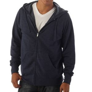 Lighweight Sweatshirt with Hood and Zipper for Male