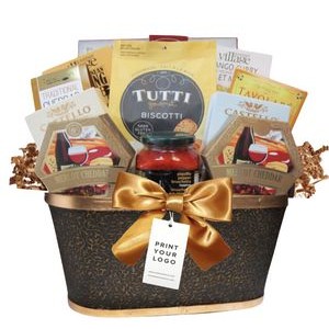 Cheese and Cracker Gift Basket