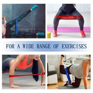 TPE Highly Stretchable Exercise Band 5 Color Set