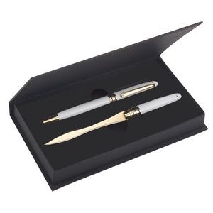 Premade Double Pen Set with Pen and Letter Opener