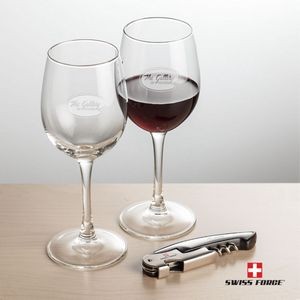 Swiss Force® Opener & 2 Connoisseur Wine - Silver