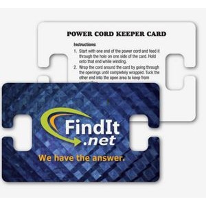 Power Cord Winder Wallet Card