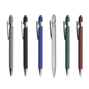 MX II Series Stylus Pen -Rubber finish, matte color metal pen