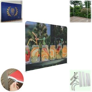 Trade Show Pillowcase Display Frame Backdrop Booth Stand Kit