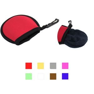 Portable Golf Ball Washer Cleaner Pouch
