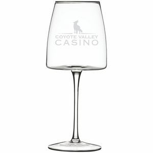 Deep Etched or Laser Engraved Acopa Piatta 16 oz. Wine Glass