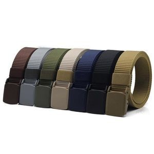 Nylon Military Tactical Belt With Plastic Buckle