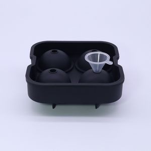 Silicone Ice Cube Sphere Mold With Funnel (4)