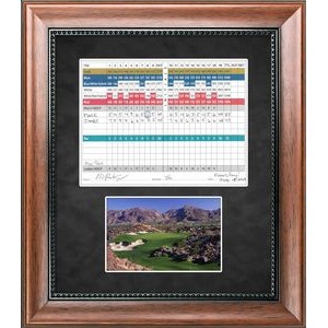 Parkview (Walnut/Black) - Golf Scorecard Display 14"x16"