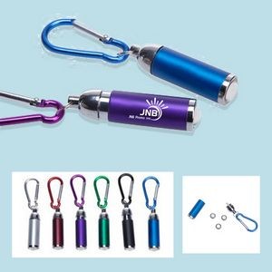 Compact Flashlight with Carabiner Clip