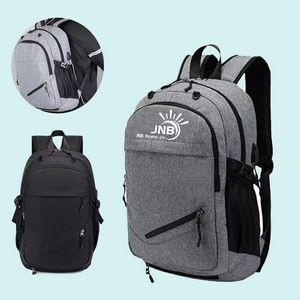 Sports Backpack W/USB Port