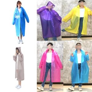 Reusable EVA Adult Raincoat