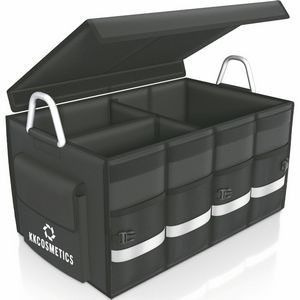 Foldable Car Trunk Organizer with Lid