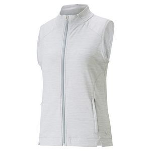 Puma® Golf Women's CLOUDSPUN Heather Full Zip Vest