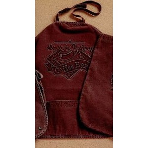 Embossed Canvas Apron with 3 Pockets