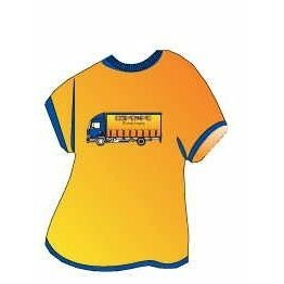 Commercial Truck T-Shirt Mighty Mini Magnet