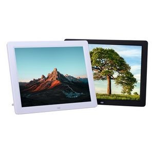 12" Digital Picture Frame Plays Video, Music and Slide Show
