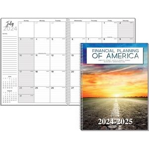 Large Monthly Wire Bound Academic Planner