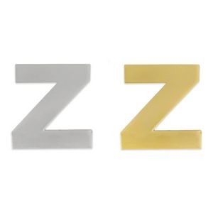 Letter "Z" Lapel Pin - Gold or Silver
