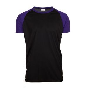 MVPDri Jersey Shirt w/ Contrast Color Raglan Sleeves