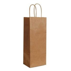 Natural Kraft Shopping Bag (5.5"x3.25"x12.5")