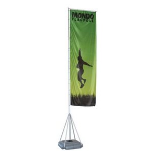 Mondo Flagpole 17 ft. Single-Sided Graphic Package
