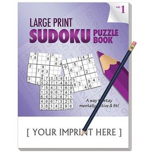 LARGE PRINT Sudoku Puzzle Pack Set - Volume 1