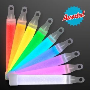 Assorted 4" Mid-Sized Glow Sticks with Lanyard - BLANK