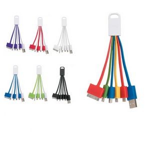 Colorful 5 In 1 Multi Charging Cable