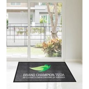 Brand Champion Personalized Logo Rug and Welcome Floor Mat - 3' X 6'