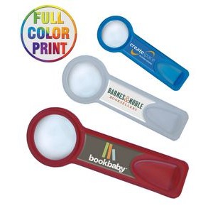 Union Printed - Bookmark (3x) Magnifier with Ruler with Full Color Logo