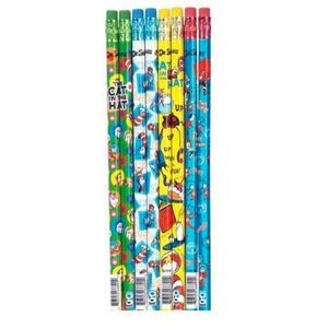 Dr. Seuss #2 Pencils - Cat in the Hat, 4 Designs (Case of 2304)