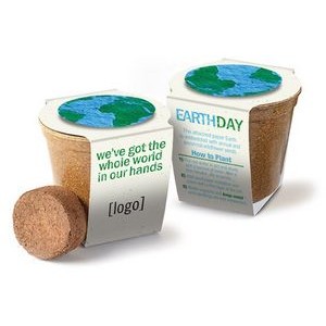 Mini Earth Day Planting Kit Wrap w/Medallion - Design F