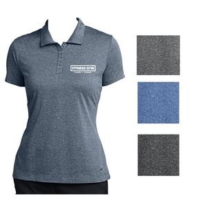 Nike Women's Heathered Dri-FIT Polo Shirt