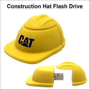 Construction Hat Flash Drive - 8 GB - Yellow
