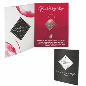 Greeting Card with Wine Charm