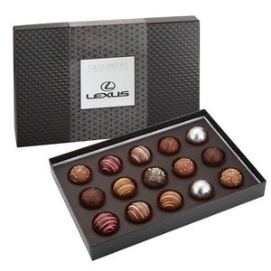 La Lumiere Collection - 15 piece Belgian Chocolate Signature Truffle Box with Sleeve