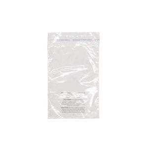 Clear Flap & Seal Poly Bag w/Suffocation Warning - 100% PCR Content (6" x 8")