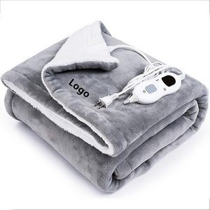 Electric Heated Blanket Throw Fleece Blanket