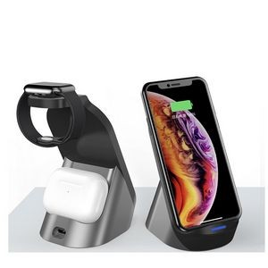 3 in 1 Qi 15W Wireless Charging Holder
