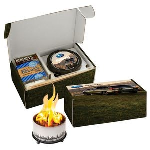 City Bonfires S'mores Night Pack featuring Portable Fire Pit w/ Custom lid label & Custom Box