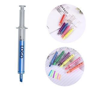 Syringe Highlighter Pen
