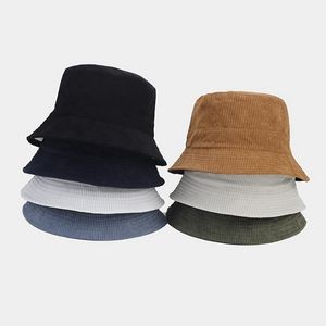 Warm Corduroy Bucket Hat Fisherman Hat