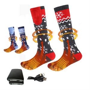 Heated Socks Electric Foot Warmers Winter Stockings