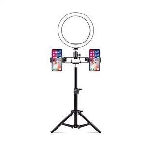 Ring Light 10 Inch with 2 Phone Holder 20" TrPad Stand